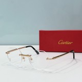 Cartier fake eyeglasses gold