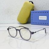 GUCCI blue-accented cat-eye optical glasses