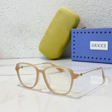 GUCCI light beige designer eyeglasses frame - img_001
