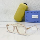 GUCCI thin-rimmed optical glasses-Beige color