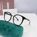 GUCCI contemporary eyeglasses with black frames