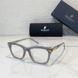 Trendy transparent grey Hublot eyewear for fashion connoisseurs