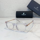 Chic clear-framed hublot eyeglasses, perfect for any face shape H017O