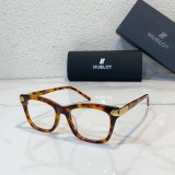 Sleek clear Hublot eyeglasses that marry minimalism with luxury