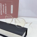 Minimalist avant-garde eyeglasses with a delicate metal frame FLB002