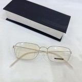 front View of Clear lindberg AMOLD Eyeglasses