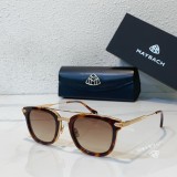 High-Quality Metal Frame Faux Designer Sunglasses Maybach Model
