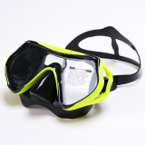 Professional men' silicone scuba snorkel diving Mask wide view mask