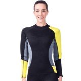 Women Full Body Long Sleeve Wetsuit Back Zipper 3mm Neoprene Wetsuit