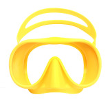 Flameless tempered lens scuba diving mask technical