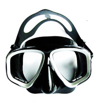 Silicone Strap Tempered Glass Lenses Scuba Diving Mask