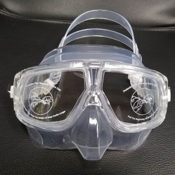 Light Low Volume Antifog Wide View Free Diving Mask