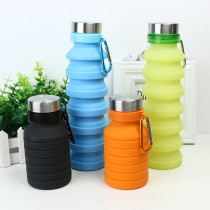 550ML Food-Grade Silicone Folding Portable Cups For Travel Outdoor Sports