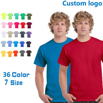 Custom Logo Unisex T Shirt 36 Colours