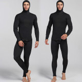 1.5mm Neoprene Two Pieces Wetsuit For Freediving Scuba Spearfishing