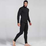 1.5mm Neoprene Two Pieces Wetsuit For Freediving Scuba Spearfishing