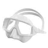 Adult Eco-friendly Silicone Half Face Anti Fog Low Volume Freediving Mask