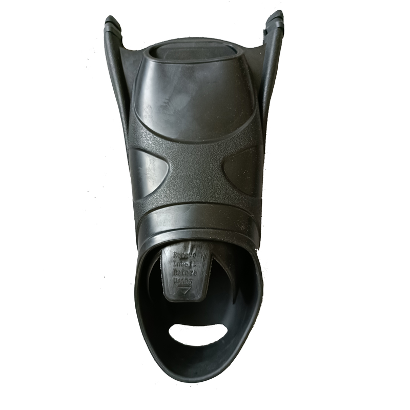 Carbon fiber freediving fins foot pockets