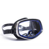 Tempered Glass Breathable Spearfishing Mask With Breathing Valve