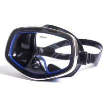 Tempered Glass Breathable Spearfishing Mask With Breathing Valve