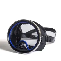 Tempered Glass Breath Valve Spearfishing Mask Wide View For Diving Hunter