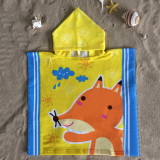 Diving Bath Towel Children Beach Towel With Hood Microfiber Bathing Bathrobe