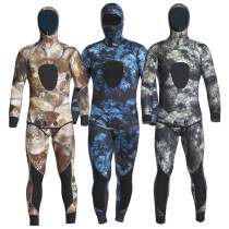 5mm neoprene two pieces freediving wetsuits