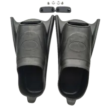 Freediving fins footpockets suitable for various degrees blades