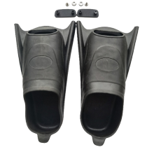 Freediving fins footpockets suitable for various degrees blades