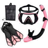 Diving mask snorkel fins set for adult