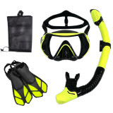 Diving mask snorkel fins set for adult