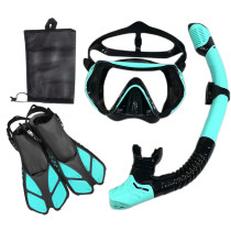 Diving mask snorkel fins set for adult