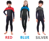 2.5mm One Piece Swimsuit Warm Long Sleeve Diving Wetsuits For Girls Boys
