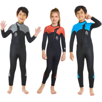 2.5mm Baby Children's Swimming Triathlon Freediving Wetsuits