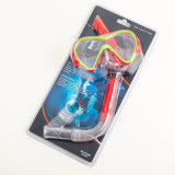 Snorkeling diving mask and snorkel set for adults