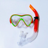 Snorkeling diving mask and snorkel set for adults