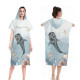 Microfiber quick dry bathrobe swimming snorkeling diving towels for kids adults