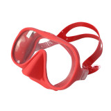 Flameless tempered lens scuba diving mask technical
