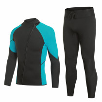 3mm diving tops pants wetsuit set for scuba diving surfing