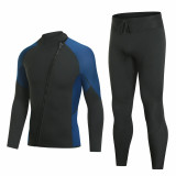 3mm diving tops pants wetsuit set for scuba diving surfing