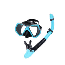 Tempered glass diving mask snorkel set for scuba snorkeling