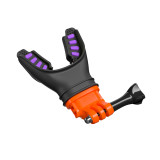 Go Pro mount comfort-bite silicone mouthpiece