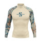 Custom logo long sleeve Lycra rashguards