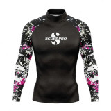 Custom logo long sleeve Lycra rashguards