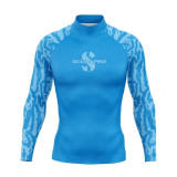 Custom logo long sleeve Lycra rashguards