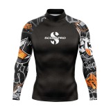 Custom logo long sleeve Lycra rashguards