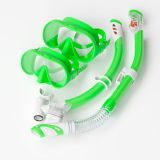 Frameless scuba diving mask snorkel set for adults and kids