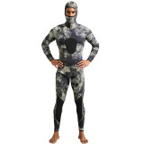 1.5mm 3mm 5mm two pieces camo wetsuits for spearfishing underwater hunter