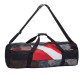 Mesh flag diving bag for scuba or snorkeling equipment