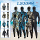 1.5mm 3mm 5mm two pieces camo wetsuits for spearfishing underwater hunter
